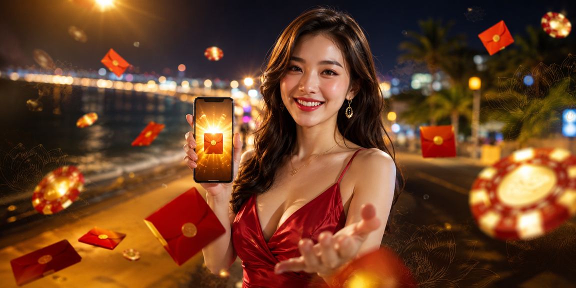 Người dùng truy cập cá cược thể thao trên điện thoại tại bờ biển Phan Thiết
